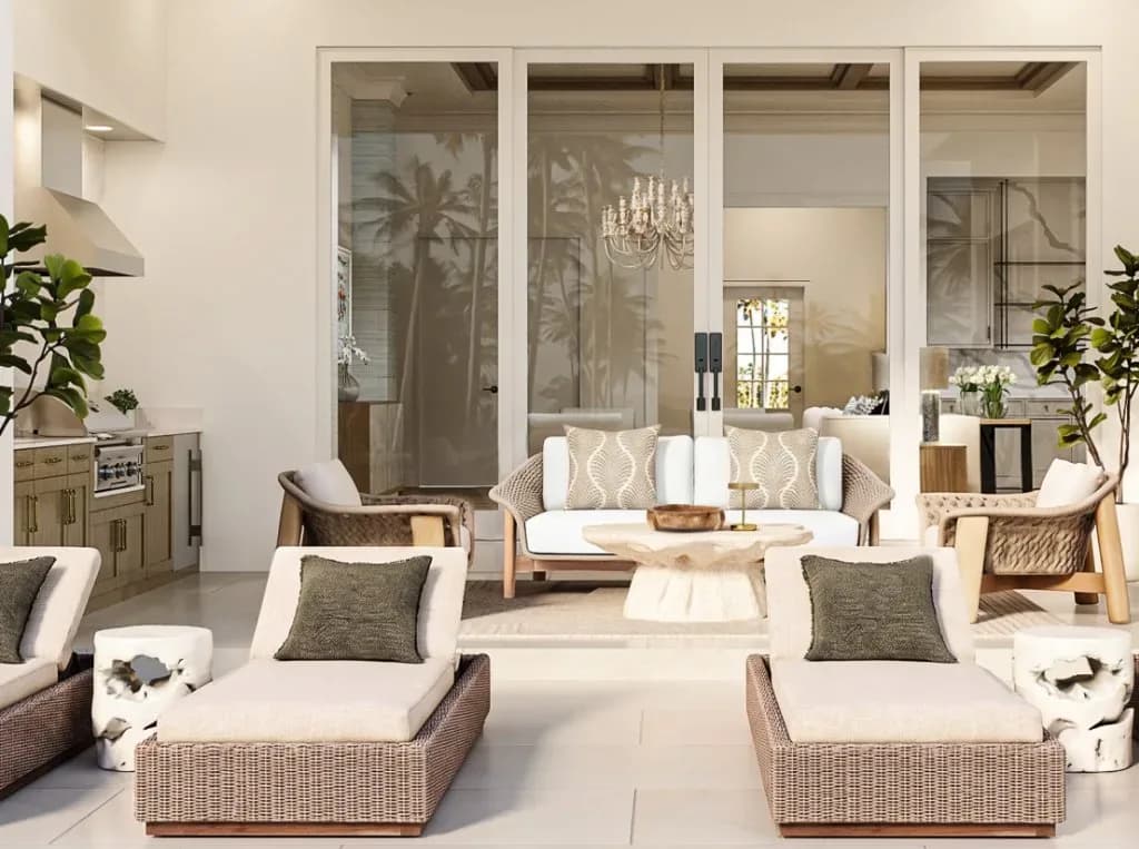 Hearth collection outdoor living — Daltile × Reverie3D