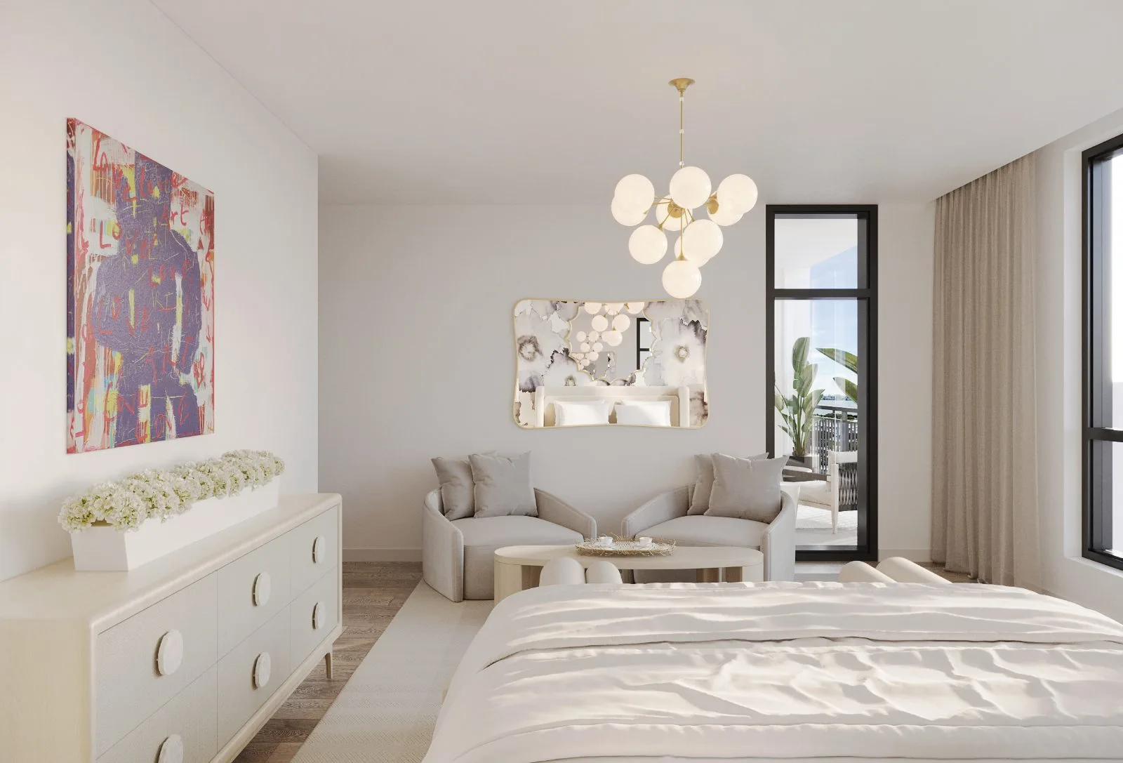 The DeMarcay primary suite — Reverie3D Sarasota