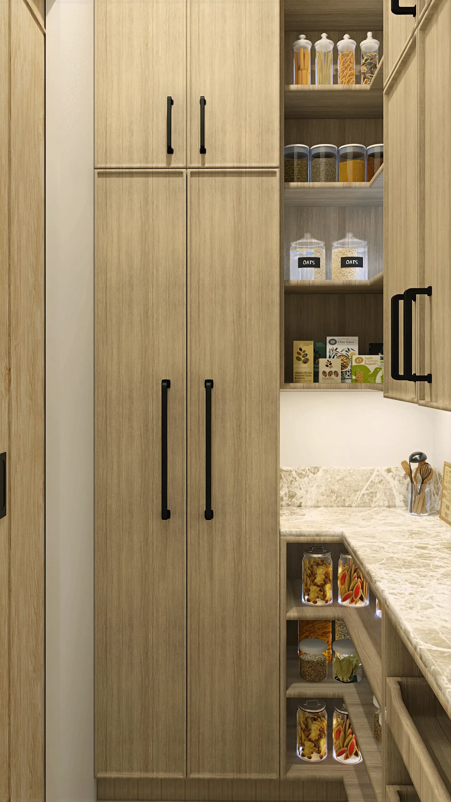 Montreux II Residence butler's pantry — Reverie3D, Reno