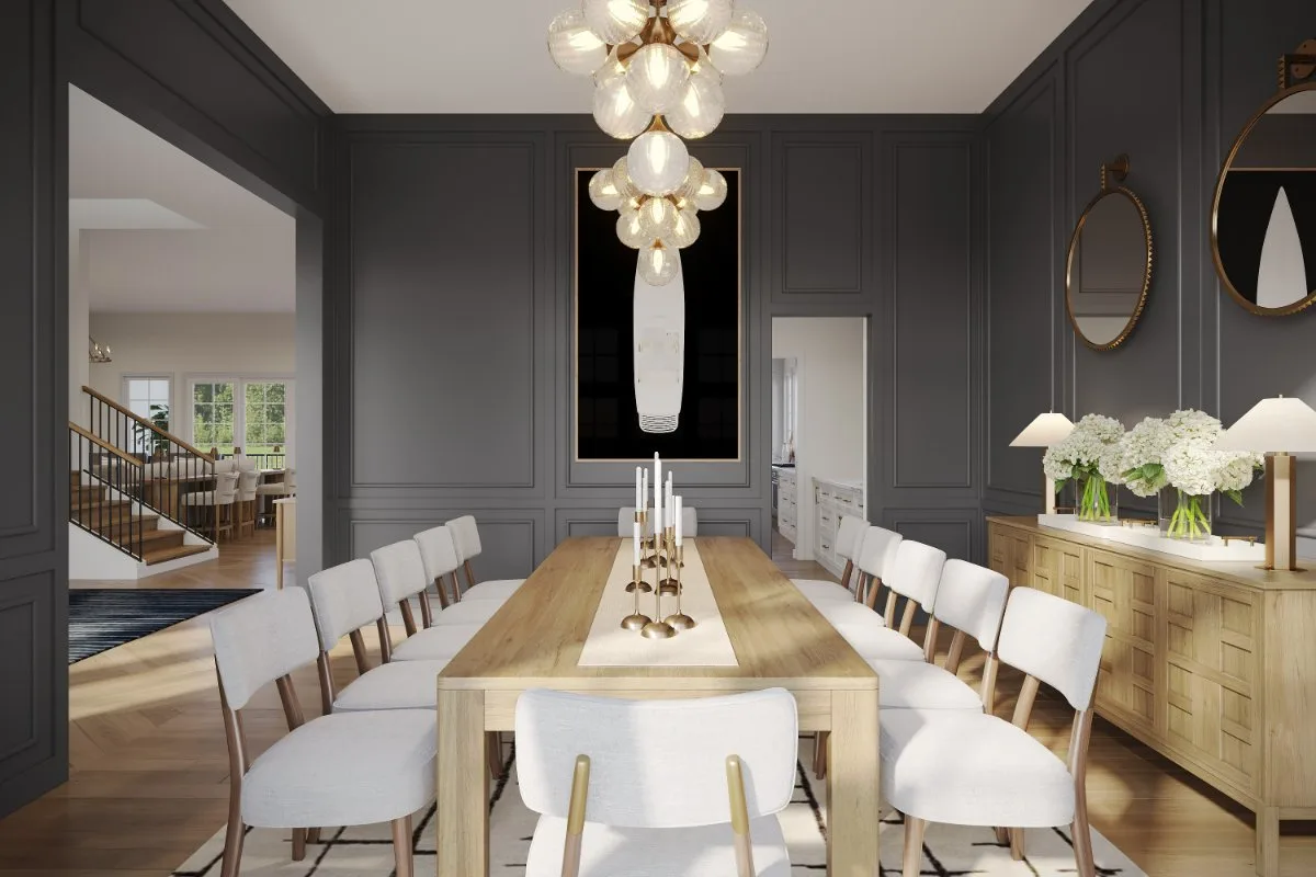 Overlook — Atlanta Region lakefront dining — Reverie3D luxury new build