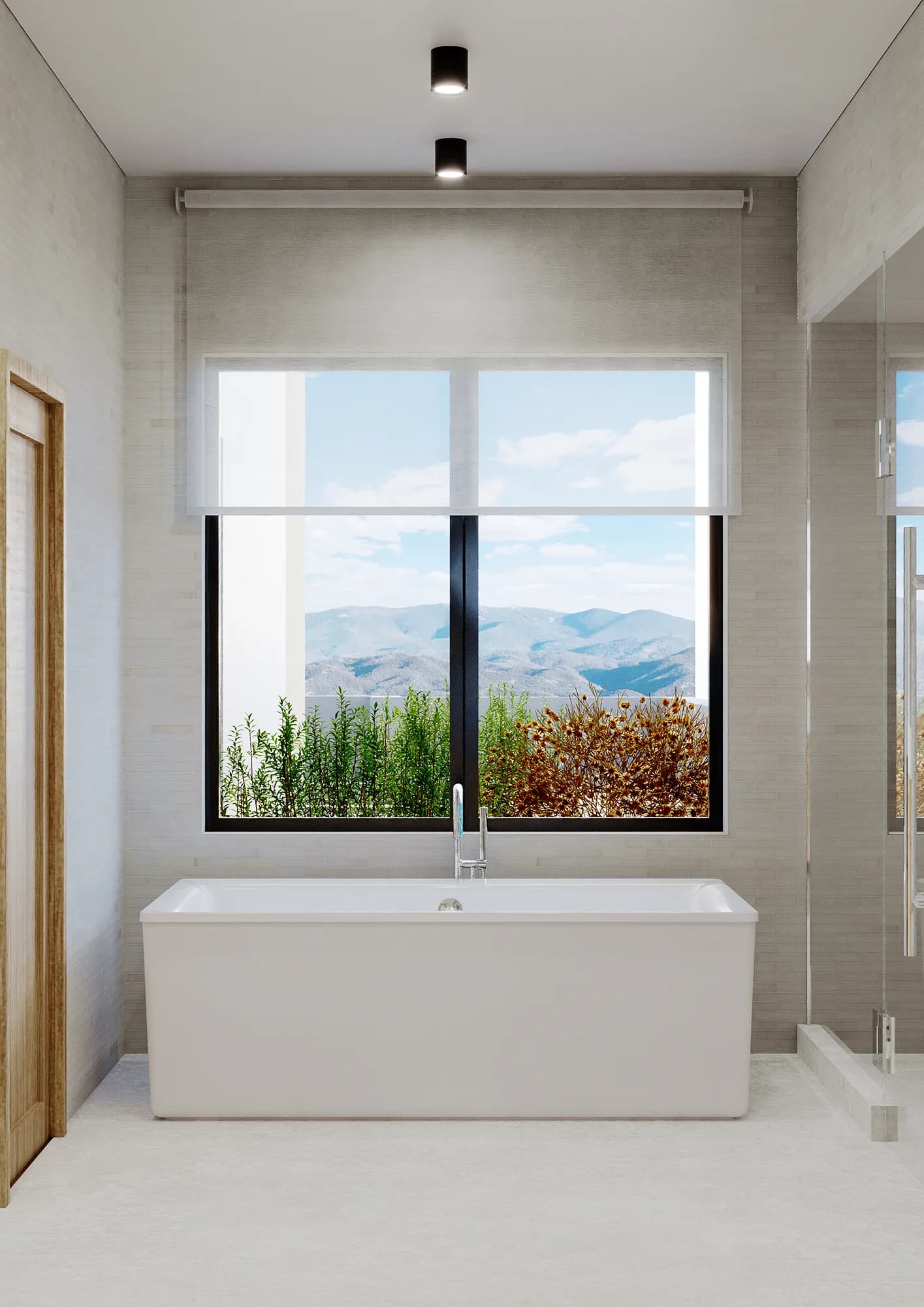 Monte Sereno Residence bath — Reverie3D Santa Fe