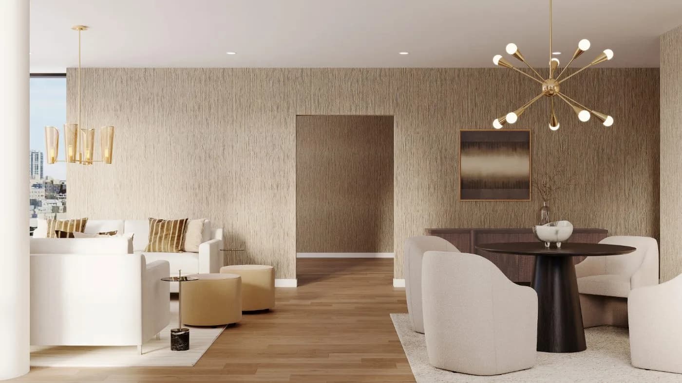 SoMa Four Seasons living room — Reverie3D San Francisco
