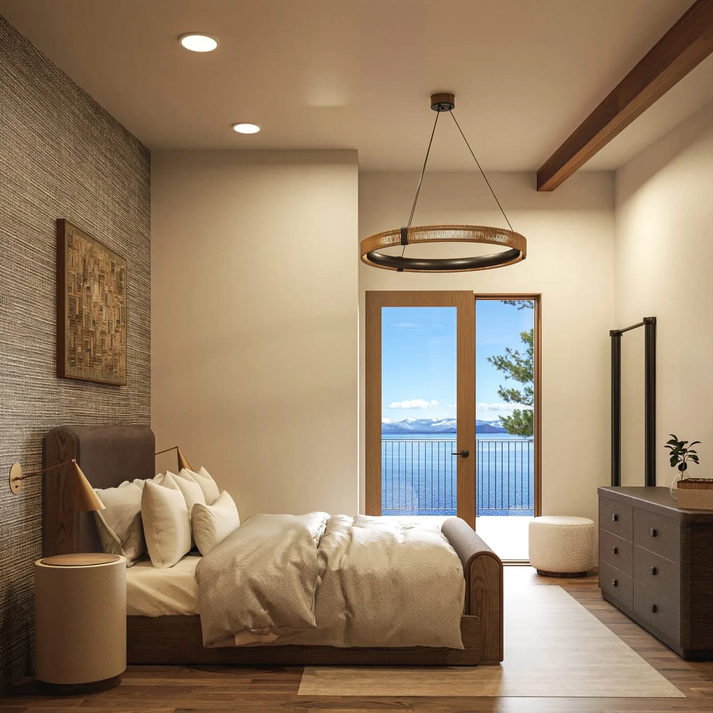 Drum Haven Estate bedroom — Reverie3D Lake Tahoe