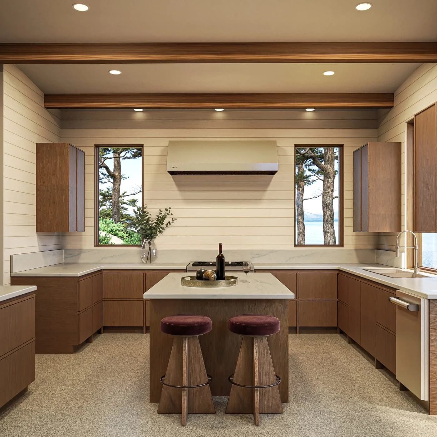 Drum Haven Estate kitchen and dining — Reverie3D Lake Tahoe