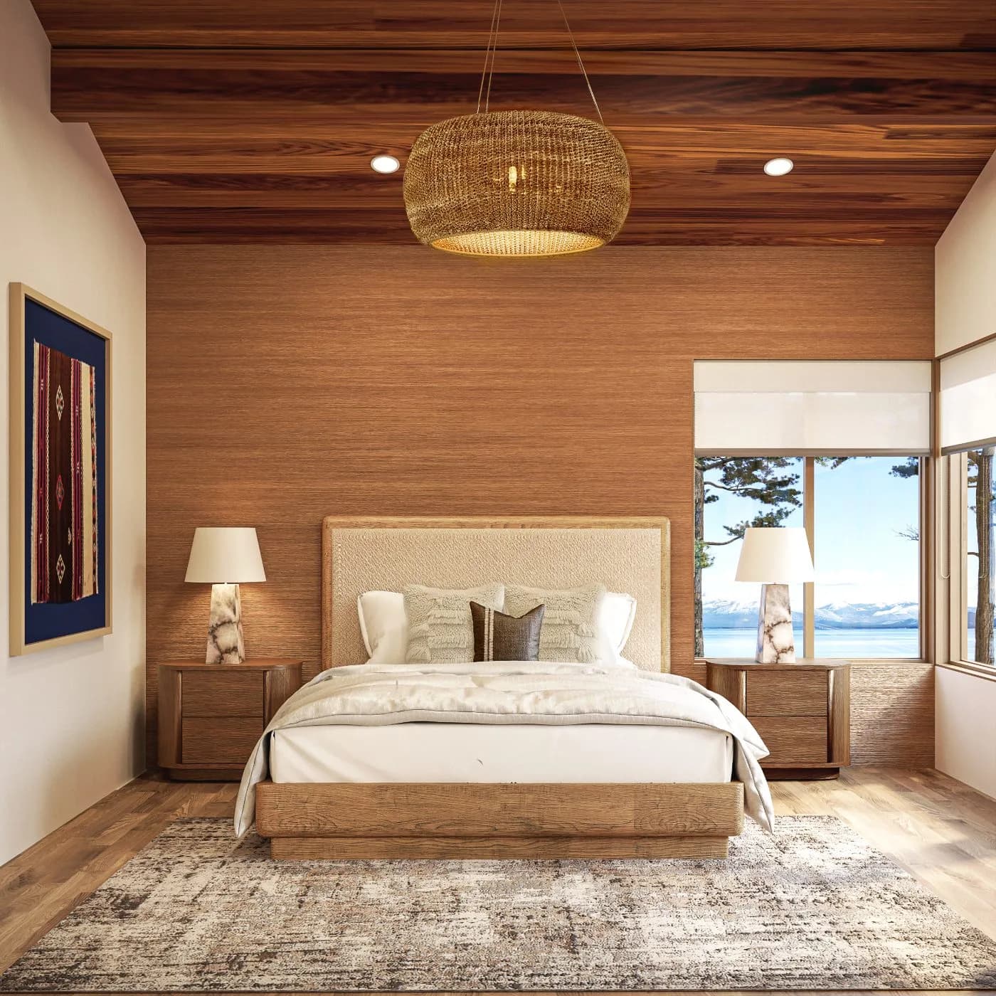 Drum Haven Estate primary suite — Reverie3D Lake Tahoe