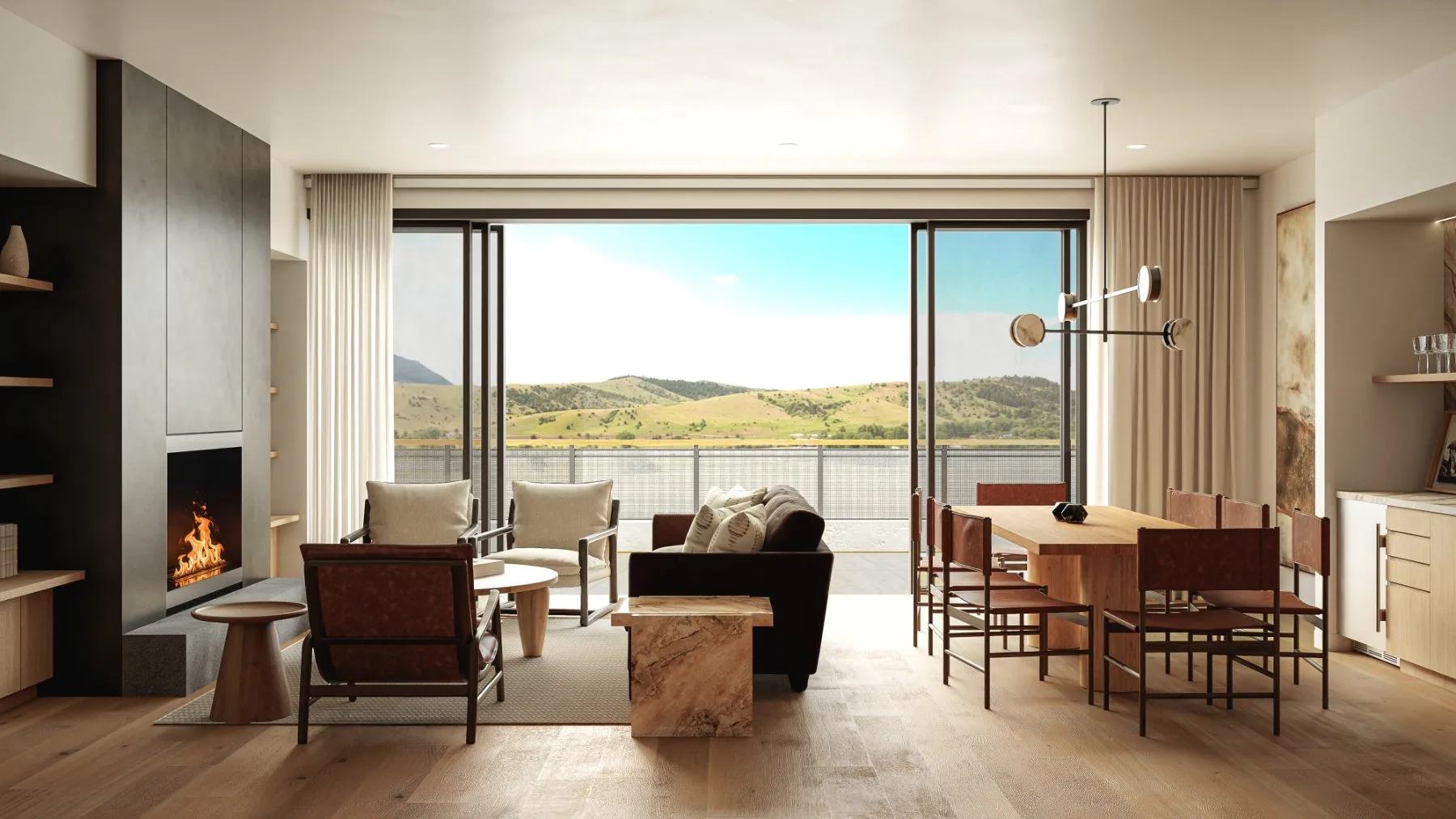 Reverie3D Bozeman — Montana mountain modern luxury custom homes