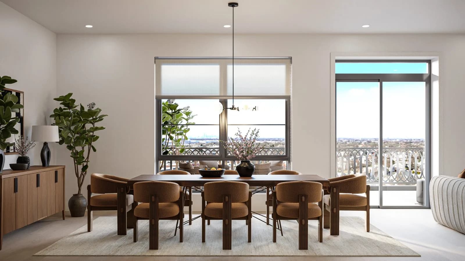 Reverie3D design context for Chicago — urban luxury materiality and palette